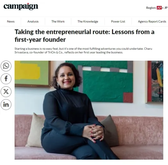 Taking the entrepreneurial route: Lessons from a first-year found