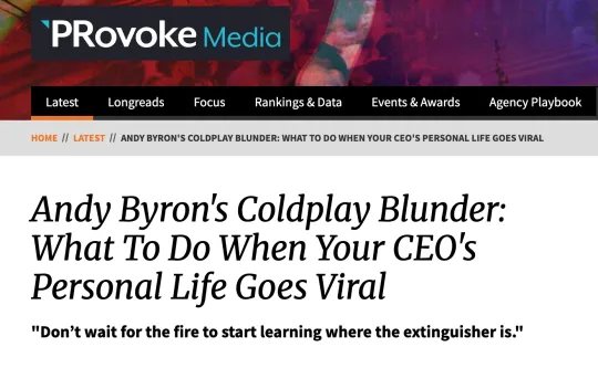 TriOn in the News: Coldplay Concert Drama