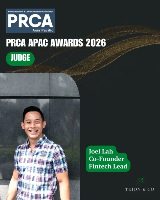 Joel will judge the best work at PRCA APAC Awards 2026
